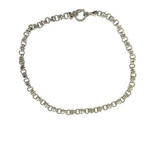 European Byzantine Sterling Silver Chain